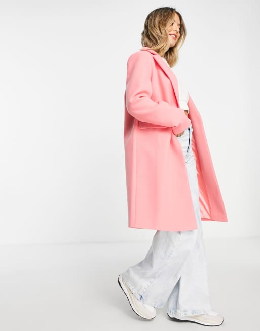 Sandro pink outlet coat