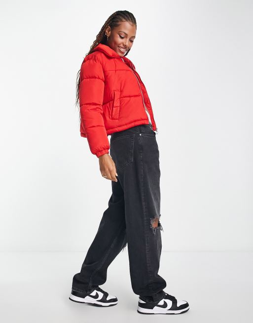 Asos on sale red puffer