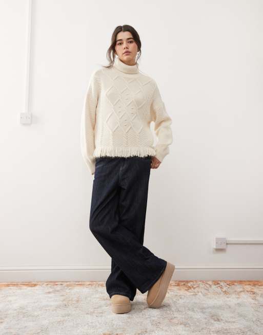Miss Selfridge - Coltrui met kabels en franje, 3 van 4