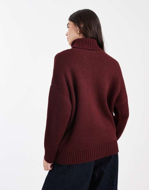 Miss Selfridge - Coltrui met split in de zoom in paars, 4 van 4
