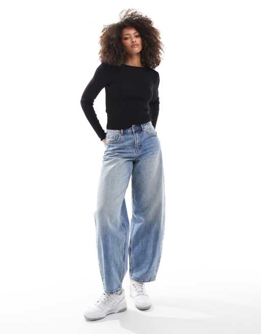 Miss Selfridge - Compact gebreide top met lange mouwen in zwart, 3 van 4