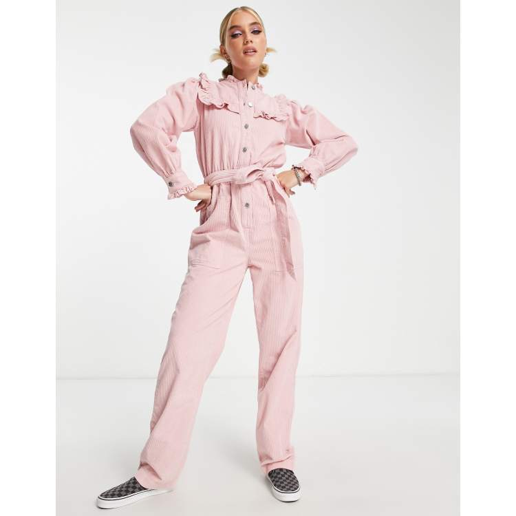 Ganni best sale pink jumpsuit