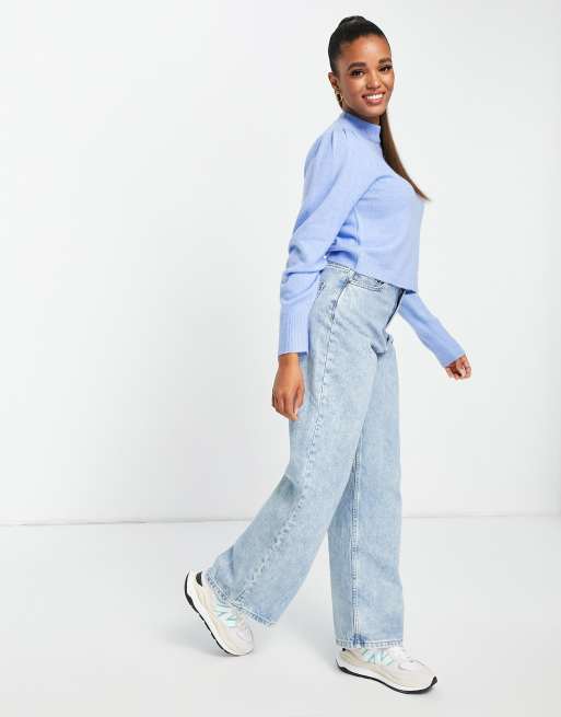 Miss selfridge blue jumper deals