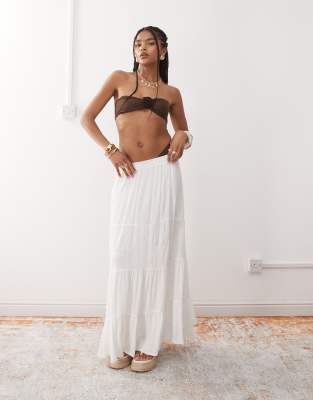 Shop Miss Selfridge Corsage Bandeau Bikini Top