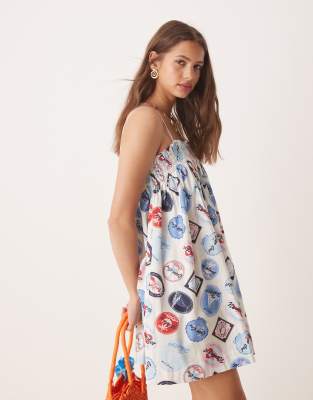 Miss Selfridge Cotton Smock Mini Dress