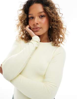 MISS SELFRIDGE CREW NECK SOFT TOUCH BODYSUIT 