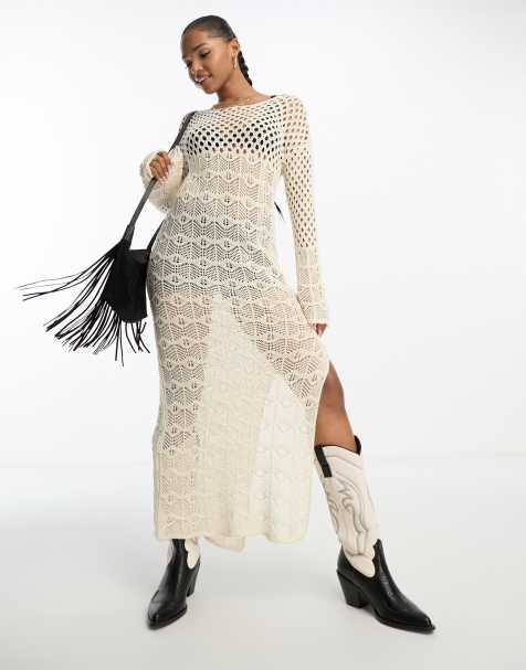 Crochet Dresses, Midi, Beach & Long Sleeve