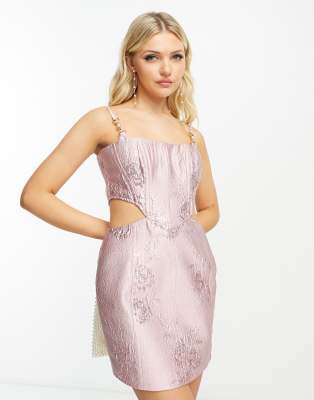 Miss selfridge hotsell jacquard dress