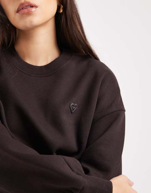 Miss Selfridge – Czekoladowa bluza oversize, 3 z 4