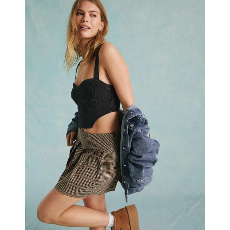 Black denim skirt miss selfridge sale