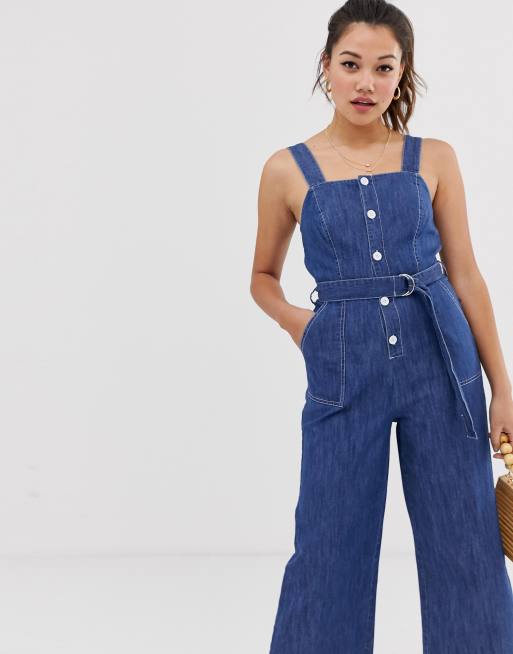 Miss selfridge best sale denim boiler suit