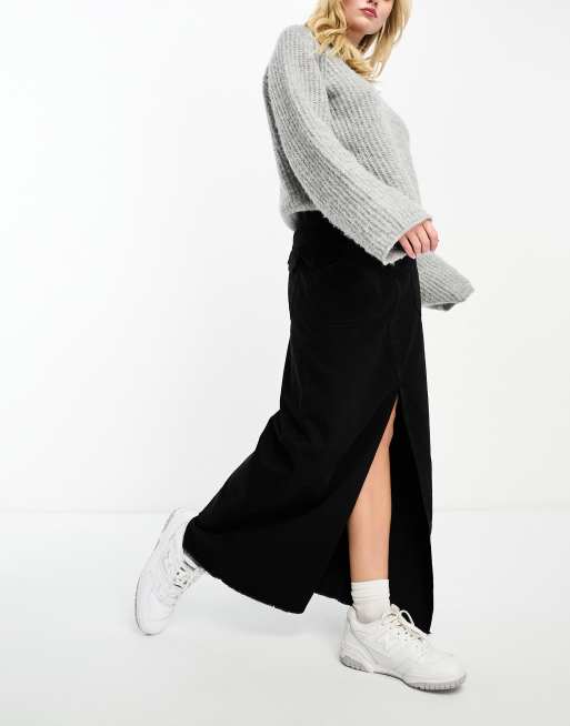 Black denim shop skirt miss selfridge