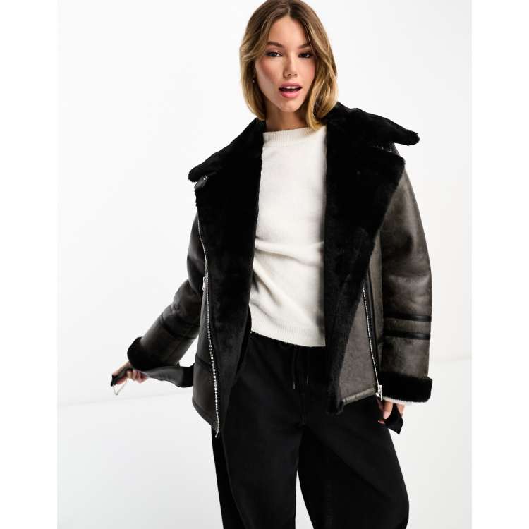 Miss selfridge shop aviator jacket