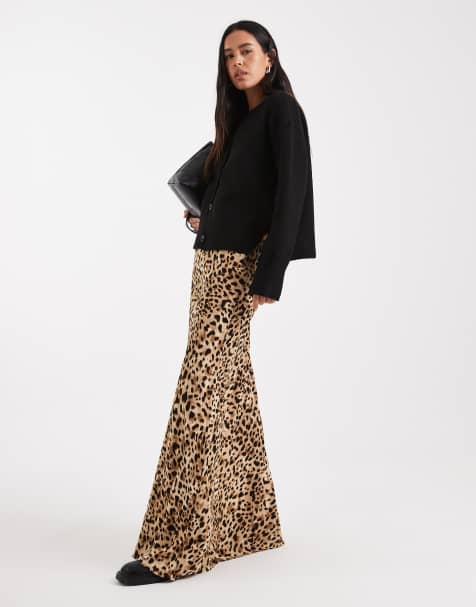 Miss Selfridge – Djurmönstrad maxikjol - view 1