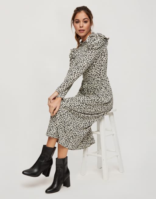 Miss Selfridge – Djurmönstrad midiklänning, 4 av 4