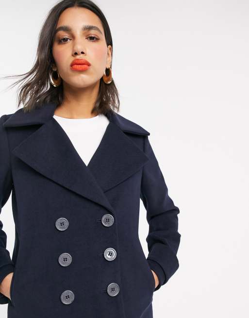 Miss selfridge 2025 navy military coat