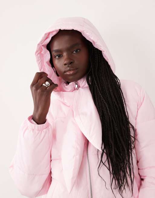 Miss Selfridge doudoune à nouer au cou en rose layette, 4 de 4