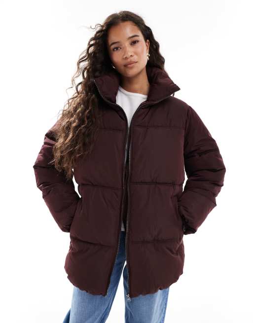 Miss Selfridge - Doudoune mi-longue - Prune, 2 de 4