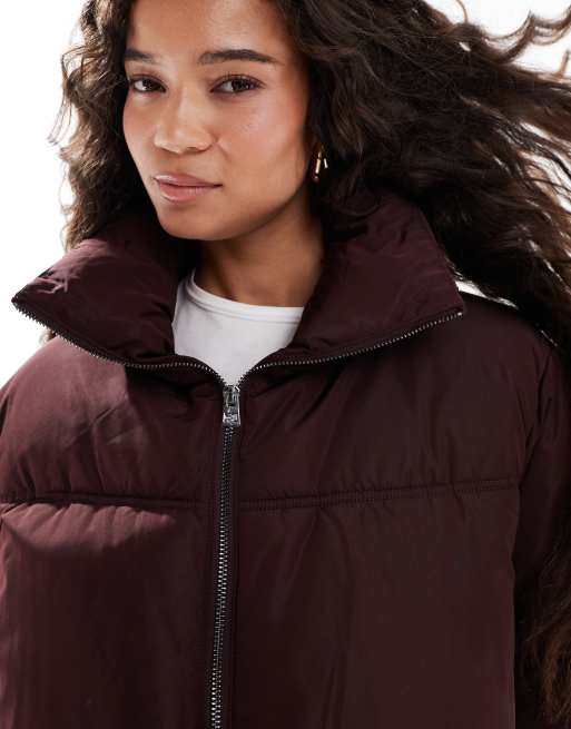 Miss Selfridge - Doudoune mi-longue - Prune, 4 de 4