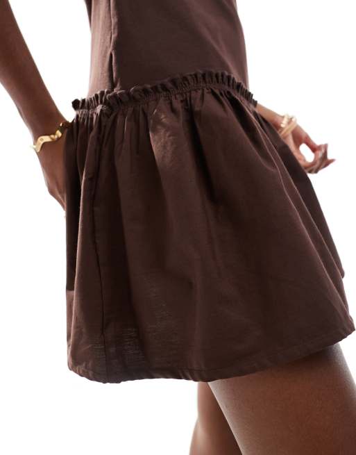 sachin and babi light blue dress Fall Winter Heirloom Smocked Brown Dress for Girls