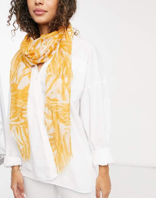 Miss Selfridge - Écharpe légère - Jaune