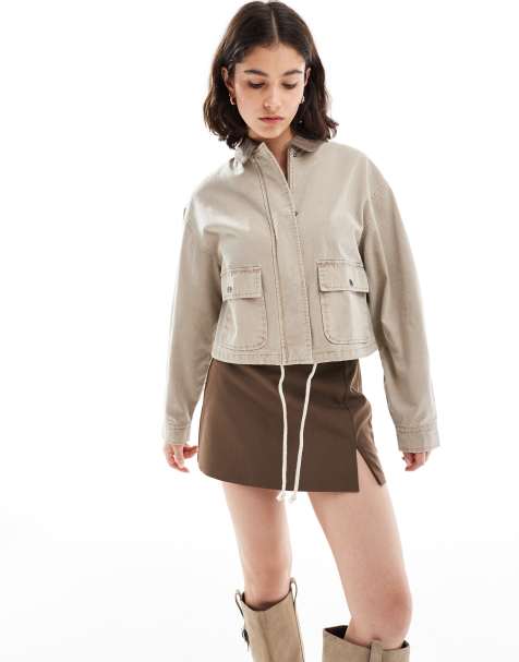 Miss Selfridge - Ecrufarvet jakke - view 1