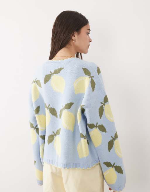 Miss Selfridge - Edge to edge - Vest met citroenprint, 4 van 4