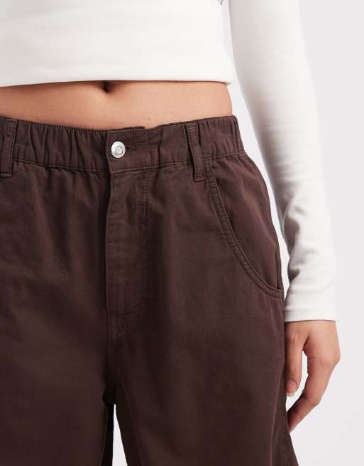 Miss Selfridge elasticated cargo baggy pants, 4 of 5
