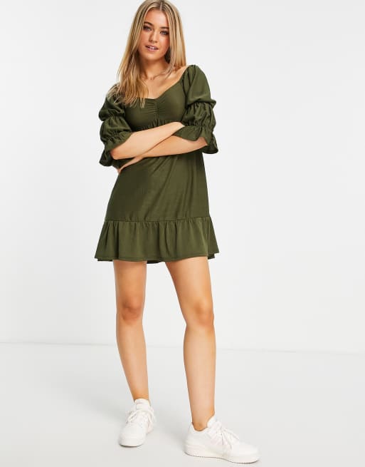 Miss selfridge 2024 khaki dress