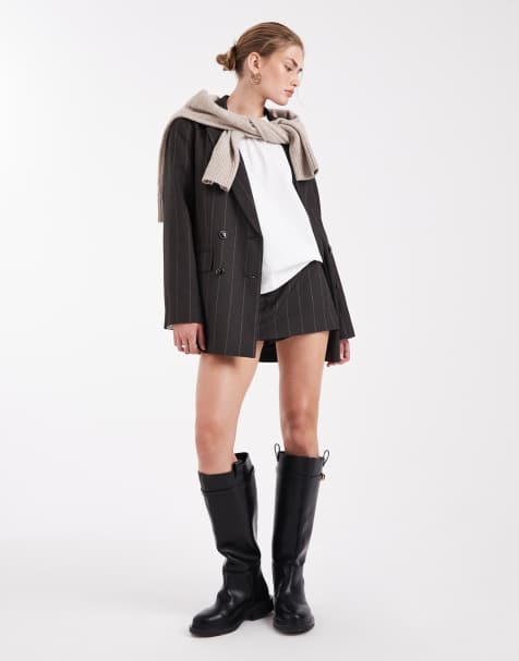Miss Selfridge – Elegancki szczotkowany zestaw - view 1