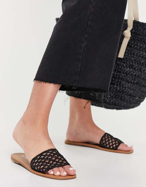 Miss Selfridge Ellie sandals in black ASOS