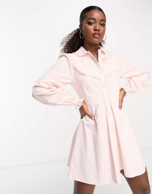 Pink western store dress