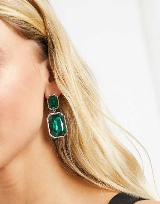 Asos clearance green earrings