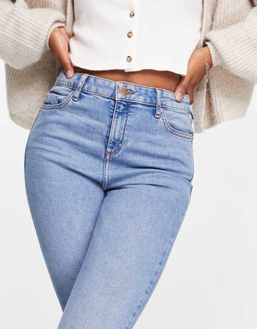 Jean Skinny Miss Selfridge Femme Taille 12, Jambe 30, Couleur Lilas Délavé - Coton Denim, Occasion Très Bon état