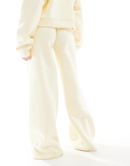 Miss Selfridge - Ensemble survêtement 3 pièces de qualité supérieure avec pantalon ample - Beurre, 4 de 5