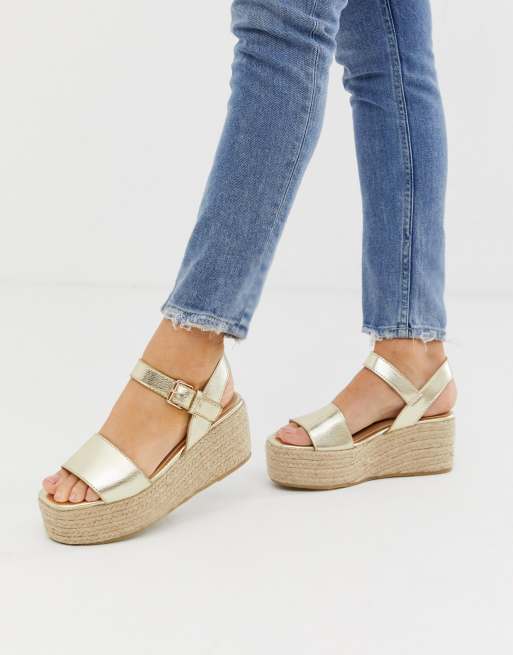 Miss selfridge best sale gold sandals