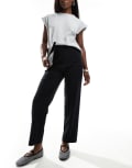 [Miss Selfridge] Miss Selfridge essentials cigarette pants in black 4 Black