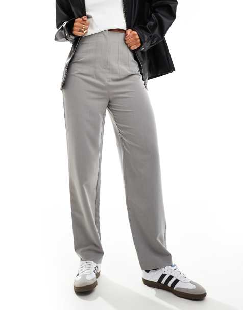 Miss Selfridge essentials cigarette trouser in grey - view 1