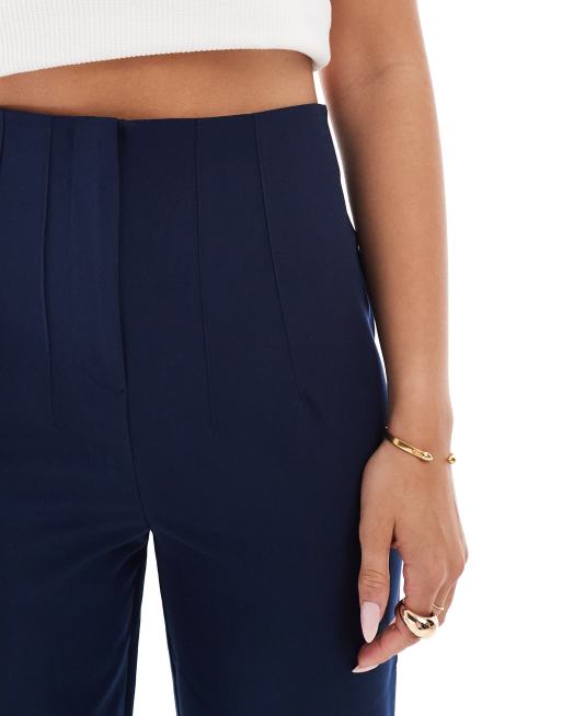 Miss Selfridge - Essentials - Marineblå cigaretbukser, 5 af 5