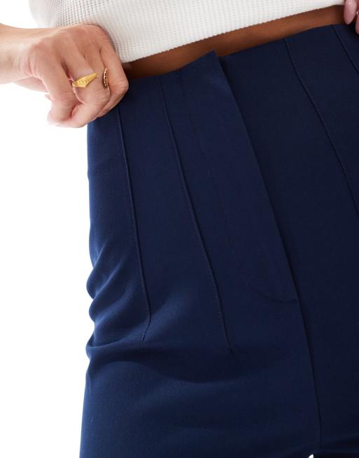 Miss Selfridge - Essentials - Pantaloni a sigaretta blu navy, 3 di 5