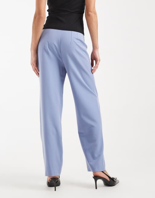 Miss Selfridge - Essentials - Pantaloni a sigaretta color blu polvere, 3 di 5