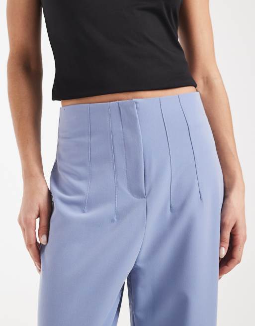 Miss Selfridge - Essentials - Pantaloni a sigaretta color blu polvere, 4 di 5