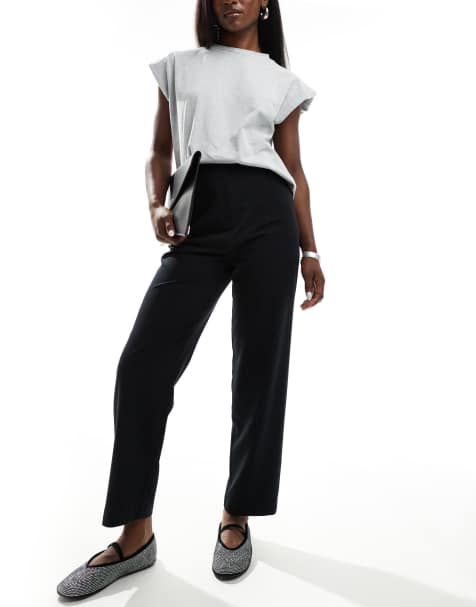 Miss Selfridge - Essentials - Sorte cigaretbukser - view 1