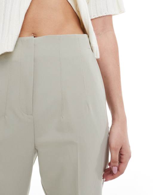 Miss Selfridge – Essentials – Spodnie cygaretki w kolorze khaki, 2 z 5