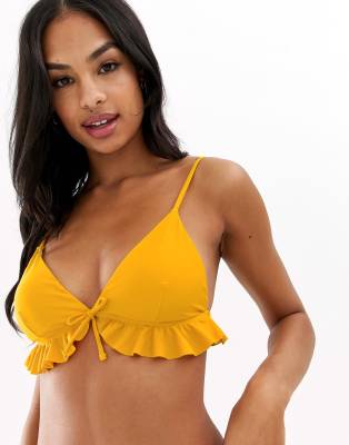 miss selfridge yellow top