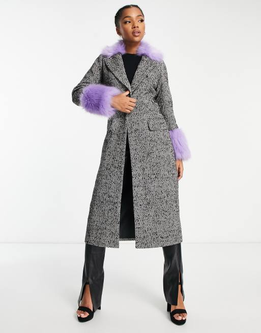 Herringbone Fox Fur Coat - Women - Ready-to-Wear