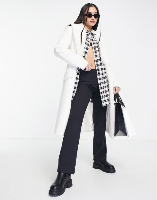 Miss selfridge fur collar coat best sale