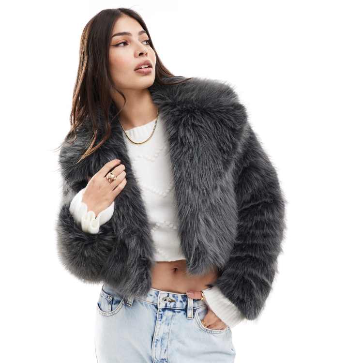 Miss selfridge fur gilet shop