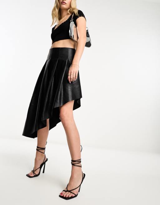 Leather skirt asos hotsell