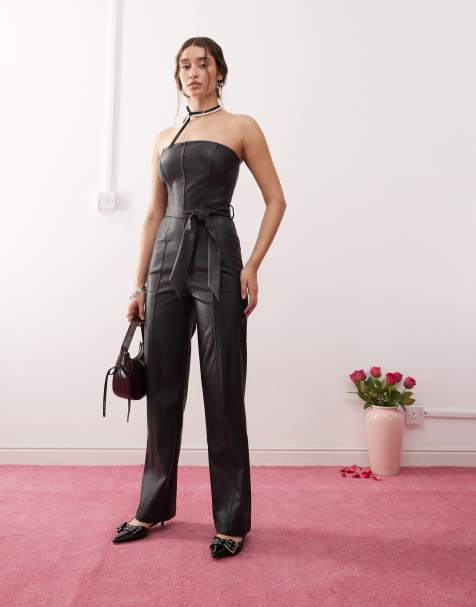 Page 16 - Jumpsuits & Playsuits, Wide-Leg, Black & Denim